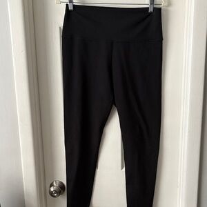 Aerie CHILL Black High-Waisted Leggings short length large